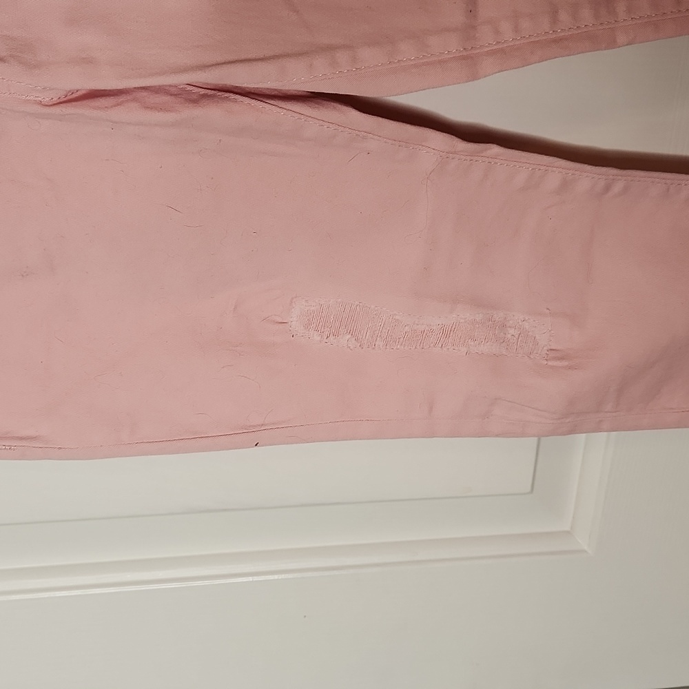 Celebrity Pink Ankle Skinny Pink Jeans Distressed Size 10 NWT - Picture 3 of 14